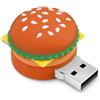 BORLTER CLAMP Chiavetta USB da 64 GB, BorlterClamp Pendrive a Forma di Hamburger Divertente e Carina Memoria Flash Drive Unità Flash per Archiviazione Dati Esterna
