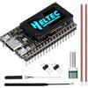 RUIZHI LoRa ESP32 V4 WiFi Bluetooth Moduli con Meshtastic LoRa ESP32 V4 Module con GPS e 868 MHz Antenne, 0.96″ OLED Display 1262 Chip ESP32-S3R2 MCU 16M Flash Compatibile con Arduino Meshtastic IoT