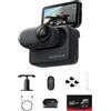Insta360 GO 3S 128GB Nero-Cam 4K per vlogging, POV a mani libere, montaggio magnetico, stabilizzazione, 140 minuti di autonomia, impermeabilità fino a 10 m, editing IA (Pack Moto POV-128G, Nero Notte)