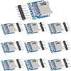 Youmile 10 pcs SD Card Module Micro SD SDHC TF Card Adapter Reader Module con chip di conversione livello interfaccia SPI con pinheader per Arduino