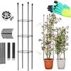 Ceaselesly Obelisco da Giardino,Garden Supporto Piante Rampicanti,Stabile struttura per arrampicata,adatta a tutti i tipi di piante rampicanti,Guardiano delle piante,per Piante da Vaso(148cm)