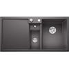 BLANCO 523345 collectis 6 S 6 S Silgranit PuraDur con telecomando per scarico vasca destra, Roccia Grigio