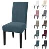 YSTELLAA Coprisedie con Schienale 6 Pezzi, Elasticizzati Coprisedia, Copri Sedie Universale, Copri Sedia, per Casa Décor, Hotel, Festa, Ristorante, Banchetto, Verde Scuro