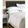 Paoletti Harvard Border copripiumino per letto singolo, colore: Bianco/Grigio