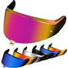 PSLER Visiera Casco per SKWAL i3 RIDILL 2 D-SKWAL 3 Visiera Colorata Accessori per Casco da Moto Ricambio(Rosso Rosa Profondo)