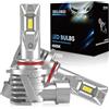 XELORD HB3 9005 Lampadina LED 6500K Luce Bianco Forte,400% Più Luminosa,Adatta per Lampadina Faro Auto Compatibile con DC 12V, 1:1 Plug and Play (2 Lampadine)