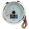 Fockety Contachilometri GPS MPH, 3 in 1 200MPH 85mm 9-32V Tachimetro con 7 colori retroilluminati, universale impermeabile misuratore di velocità per barca auto camion moto marina (Quadrante bianco)