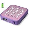 HALMAI Aspirapolvere per polvere da unghie ricaricabile senza fili - Aspirazione 800Pa, motore brushless 5000 RPM, portatile per ricostruzione unghie (acrilico/gel), filtro HEPA (Viola crepuscolo)