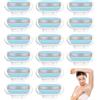 WANDGU Venus Smooth - Set di 16 lame di ricambio per rasoi da donna, ricariche per rasoi da donna, rasatura morbida e resistente, ricarica (blu)