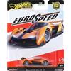 Hot Wheels Auto giocattolo da collezione Premium Car Culture, scala 1:64 pressofusa McLaren Solus GT, veicolo Eurospeed con pneumatici Real Riders