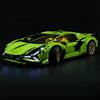 MENZAVA Kit di Illuminazione a LED Compatibile con LEGO 42115 Lamborghini Sián FKP 37 Technic - Set di Luci per Modello
