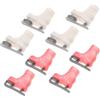 YARNOW Pattini da ghiaccio in miniatura per bambole 4 paia di plastica accessori fai da te decorazioni fai da te giocattoli per ragazzi e ragazze decorazione domestica forniture per la fabbricazione