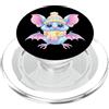 Bookworm Teacher Theme Library Reader Gr Capra Libro Aperto Lettura Animale Amante Grafico Ritratto PopSockets PopGrip per MagSafe