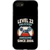 Level 22 Unlocked Awesome Since 2004 Custodia per iPhone SE (2020) / 7/8 Livello 22 sbloccato Fantastico dal 2004