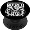 BOEC Gear 96.4% Abbigliamento Silverback Gym, body building, Strongman, WSM PopSockets PopGrip Adesivo
