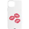 Hugs & Kisses Designs Custodia per iPhone 15 Plus Hugs & Kisses - Rossetto, fidanzata, moglie, mamma, San Valentino