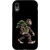 Bigfoot Bonsai Tree Lovers Custodia per iPhone XR Bigfoot - Albero bonsai da portare con sasquatch, giardino, natura zen