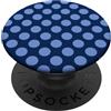 Preposh Blu Navy Grande Polka Dot Boho Vintage Estetica PopSockets PopGrip Adesivo