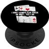 Funny Poker Graphic Gifts Card Game Fans Non gioco sempre a poker Oh Aspetta Sì, faccio Poker divertente PopSockets PopGrip Adesivo
