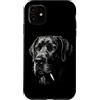 Cigarette Funny Great Dane Smoking Dog M Custodia per iPhone 11 Great Dane Fuma Sigarette Dog Great Dane Meme divertente