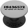 V8 Big Block Drag Racing Mechanic Gifts 18436572 Il mio tipo di musica 18436572 Ordine di sparo Big Block V8 PopSockets PopGrip Adesivo