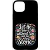 Bible Reflection Grace Reminder Custodia per iPhone 15 Plus Let He Who Is Without Sin Cast The First Stone |-