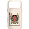 Hannya Oni Mask Aesthetic By TW Custodia per iPhone 17 Pro Max Hannya Oni Mask Devil Yokai - Maschera giapponese con tatuaggio demone