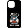 Level 22 Unlocked Awesome Since 2004 Custodia per iPhone 13 Pro Max Livello 22 sbloccato Fantastico dal 2004