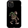 Bigfoot Bonsai Tree Lovers Custodia per iPhone 11 Pro Bigfoot - Albero bonsai da portare con sasquatch, giardino, natura zen