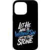 Bible Reflection Grace Reminder Custodia per iPhone 14 Pro Max Let He Who Is Without Sin Cast The First Stone |-