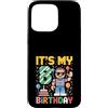 Retro Pixel Gamer Birthday Boys Apparel Custodia per iPhone 15 Pro Max 8 ° compleanno ragazzo retrò videogioco 8 anni Pixel Art