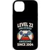 Level 22 Unlocked Awesome Since 2004 Custodia per iPhone 14 Plus Livello 22 sbloccato Fantastico dal 2004