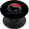 Cane da pastore australiano Vaporwave vi Cane da pastore australiano Vaporwave Estetica vintage anni PopSockets PopGrip Adesivo