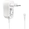 conecto alimentatore universale, a risparmio energetico, con 8 adattatori, interruttore rotativo 3V - 12V, massimo 1000mA, bianco