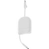 Xoopar Cavo di Ricarica Retrattile Multi USB 1 m 60 W - Ricarica Rapida USB-C e Lightning, Compatibile con CarPlay e trasferimento Dati Ice-R Bianco