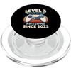 Level 3 Unlocked Awesome Since 2023 Livello 3 sbloccato fantastico dal 2023 PopSockets PopGrip per MagSafe