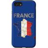 Maglietta Francia Uomo Francia Francese Custodia per iPhone SE (2020) / 7/8 Regalo Francia Torre Eiffel Francese Francia Francese