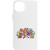 Retro Classroom Creations Custodia per iPhone 14 Plus Discoteca Groovy Teacher Sparkle Design Apple Classroom