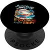 Cruise Ship Tropical Vacation Cruise Par Sali a bordo della nave è un viaggio di compleanno divertente festa in crociera PopSockets PopGrip Adesivo