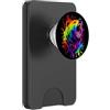 Animalsaxis Orso ruggente fauna selvatica colore Splash Art Design PopSockets PopWallet per MagSafe