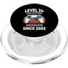 Level 24 Unlocked Awesome Since 2002 Livello 24 sbloccato Fantastico dal 2002 PopSockets PopGrip per MagSafe