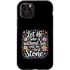 Bible Reflection Grace Reminder Custodia per iPhone 11 Pro Let He Who Is Without Sin Cast The First Stone |-