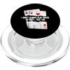 Funny Poker Graphic Gifts Card Game Fans Non gioco sempre a poker Oh Aspetta Sì, faccio Poker divertente PopSockets PopGrip per MagSafe