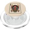 Hannya Oni Mask Aesthetic By TW Hannya Oni Mask Devil Yokai - Maschera giapponese con tatuaggio demone PopSockets PopGrip per MagSafe