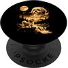 Funny Shih Tzu Lover Gifts Accessories & Shih Tzu Ululando Alla Luna PopSockets PopGrip Adesivo