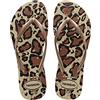 Havaianas Slim Animals Donna FlipFlop Sand Grey/Rose Gold 41 EU