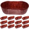 Healvian 1000 pirottini per muffin usa e getta, forma ovale, 7,3 x 3,5 x 2,5 cm, allungati, per cupcake e muffin, per feste, matrimoni, compleanni