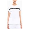 EMPORIO ARMANI EA7 T-shirt Emporio Armani EA7 Logo Series In Jersey Di Cotone da donna rif. 7W000958 AF12503, Bianco