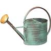 Guillouard Annaffiatoio verde da 4 l + mela di irrigazione in ottone
