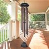 Astarin Sympathy - Campanelli a vento per esterni, grande, 91,4 cm, fatto a mano, melodia rilassante, melodia rilassante, per esterni, personalizzabili per decorazioni da giardino, bronzo (biglietto